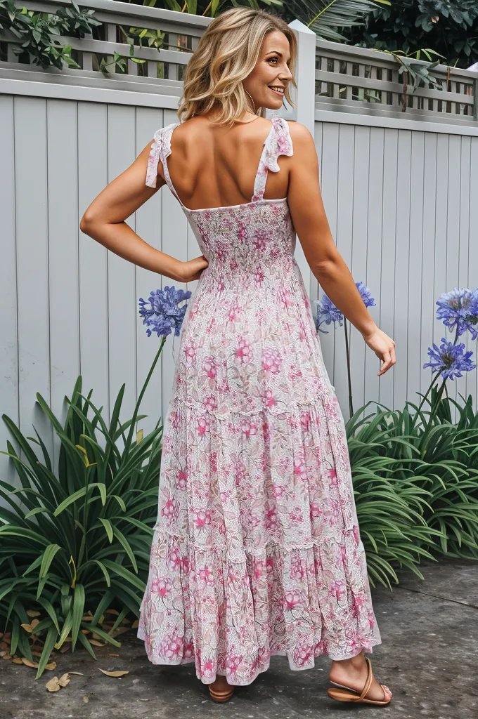Blush Pink Slip Maxi
