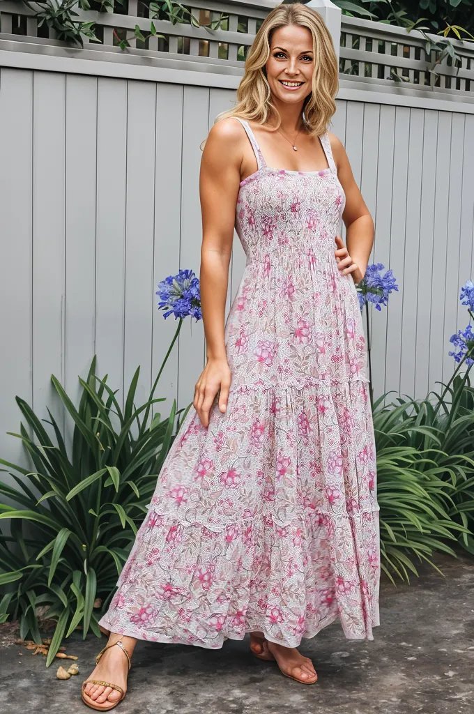 Blush Pink Slip Maxi