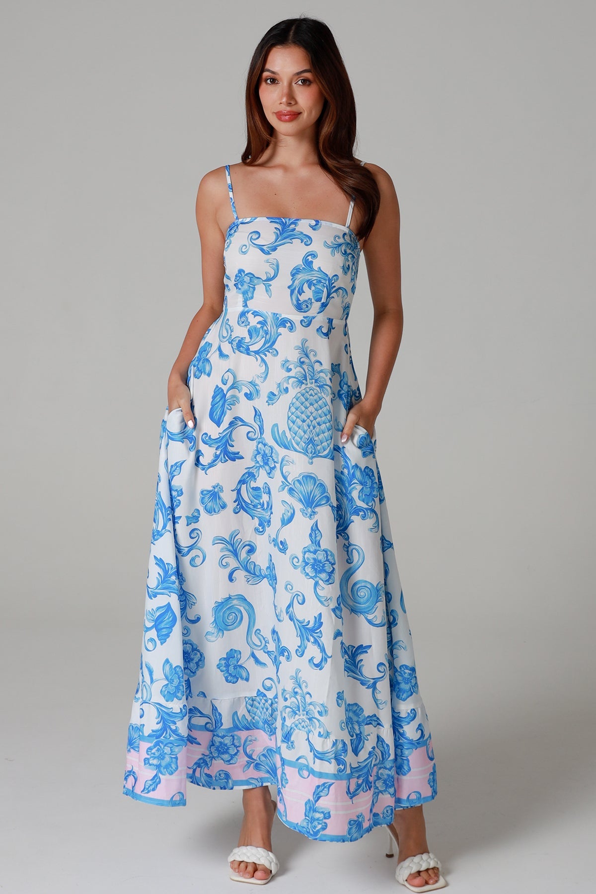 Amiri Slip Maxi Dress