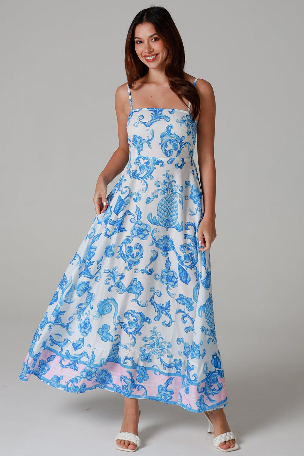 Amiri Slip Maxi Dress