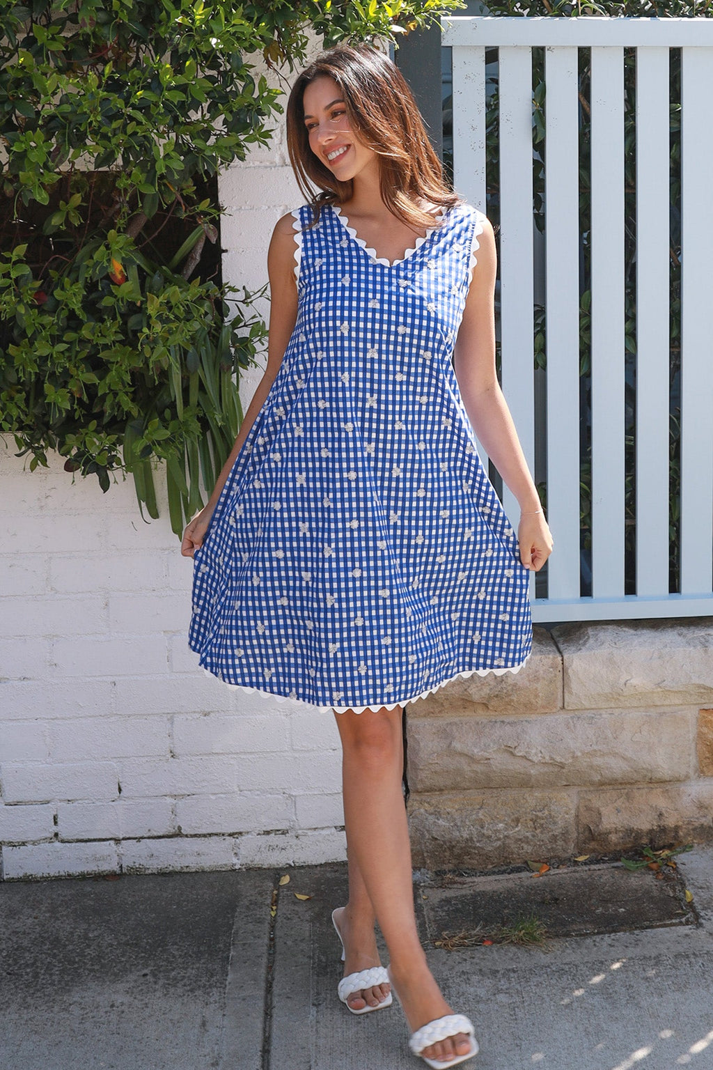 Reese Blue Mini Dress