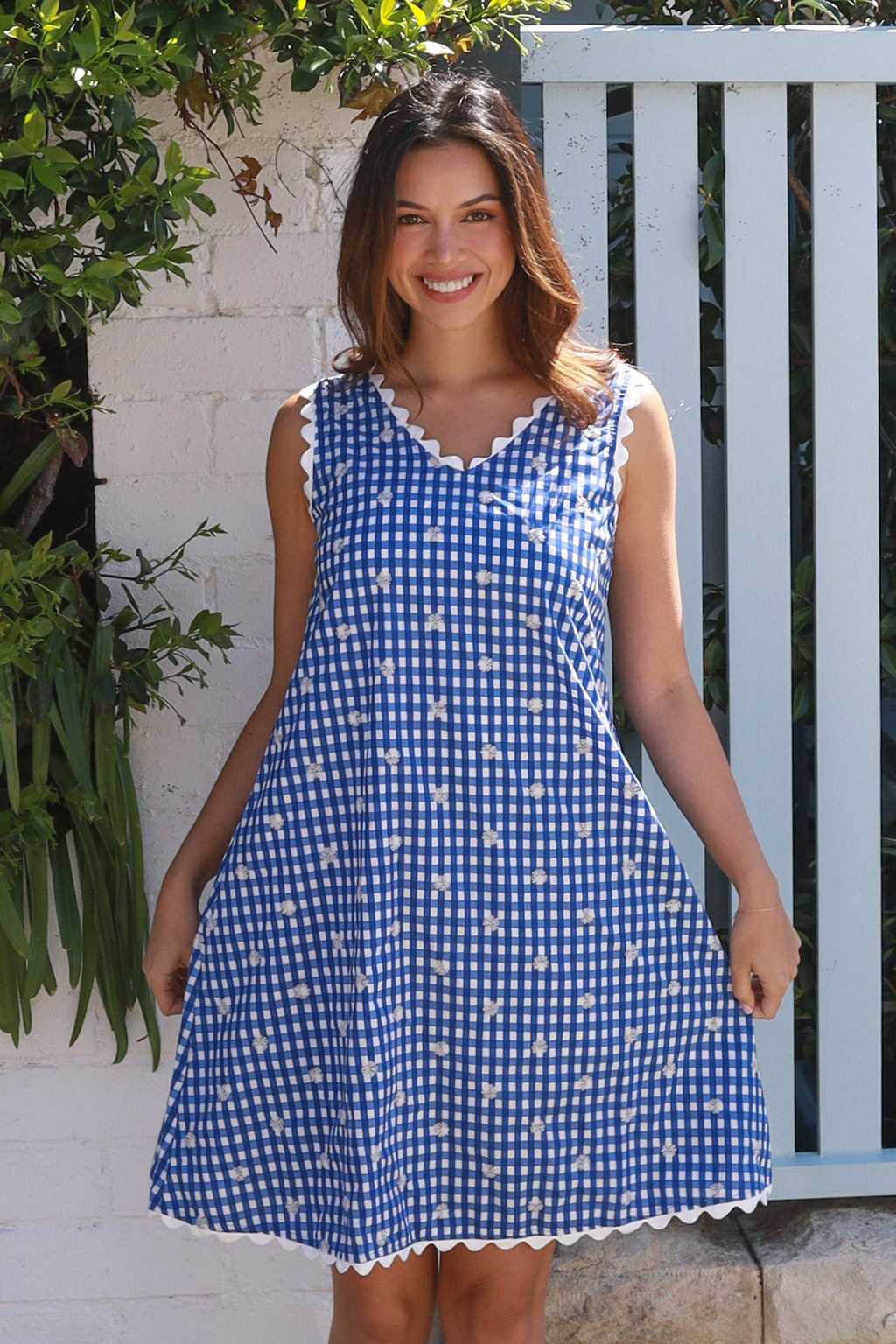 Reese Blue Mini Dress