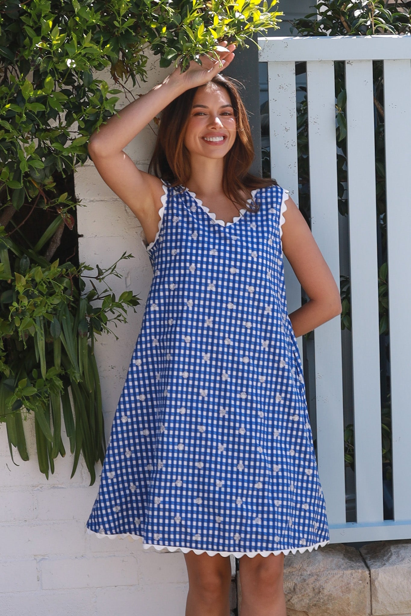 Reese Blue Mini Dress