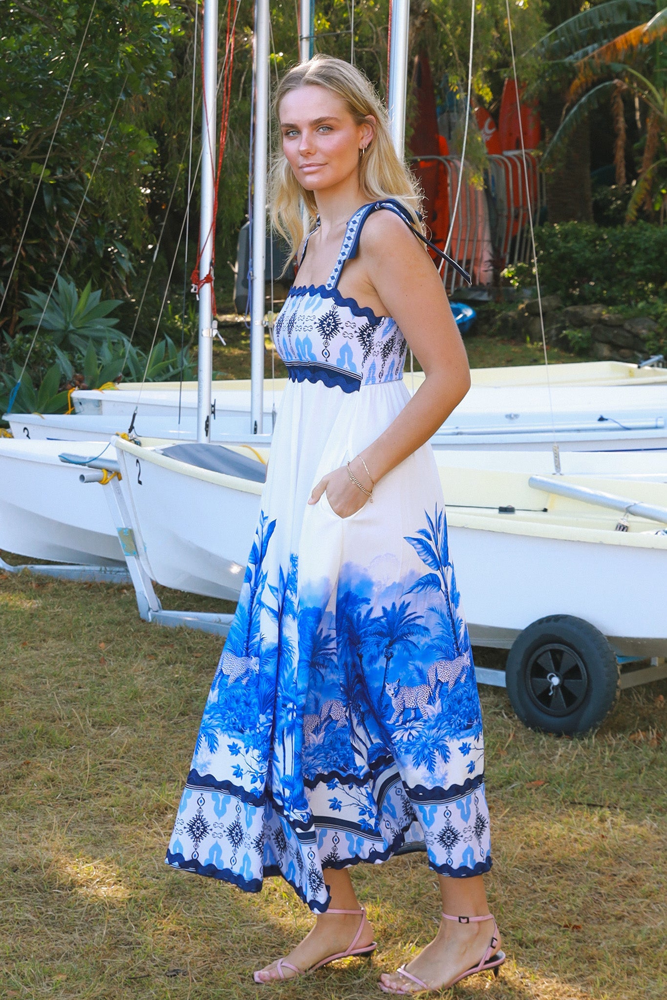 Sage Slip Maxi Dress