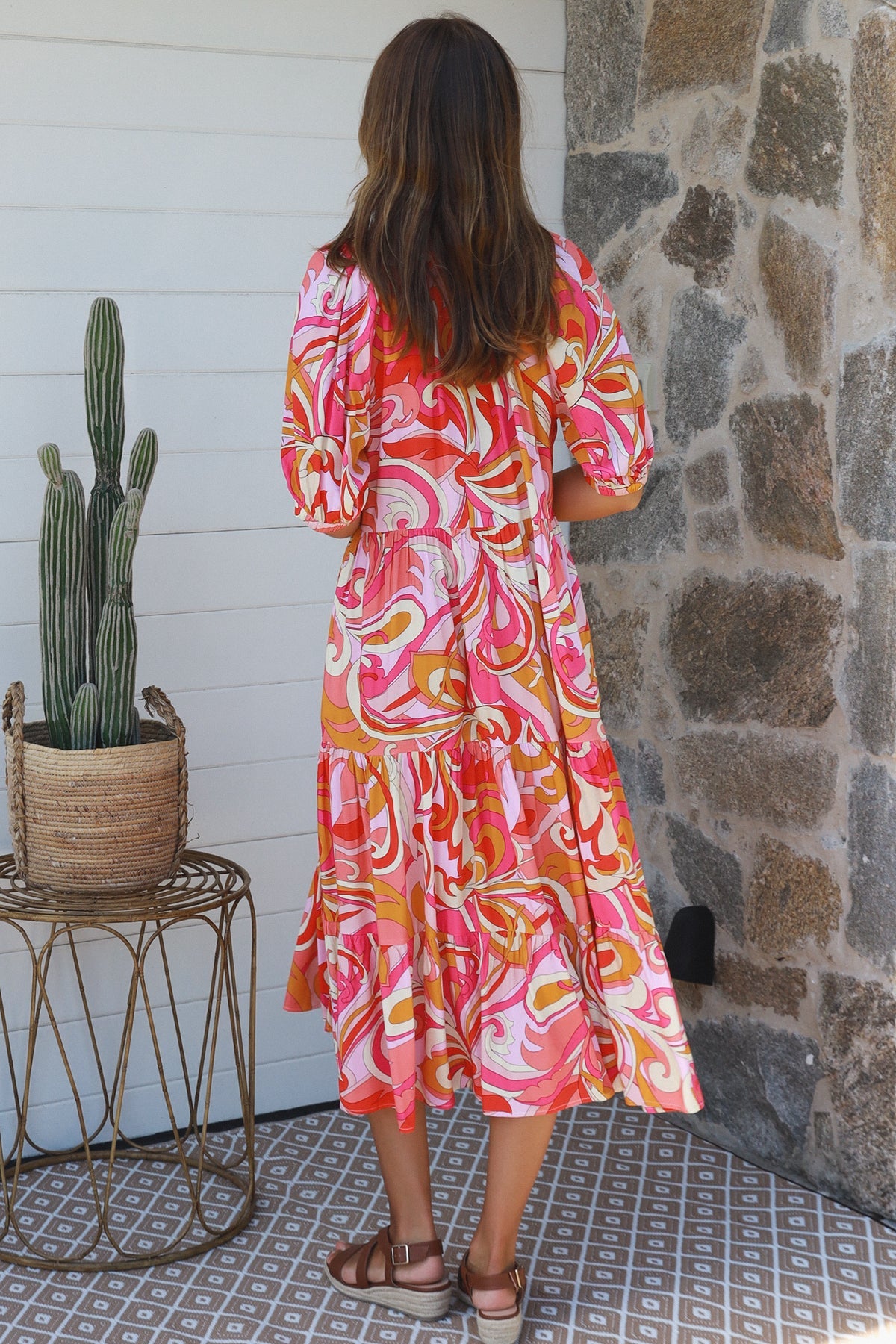 Emilia Pink Maxi Dress