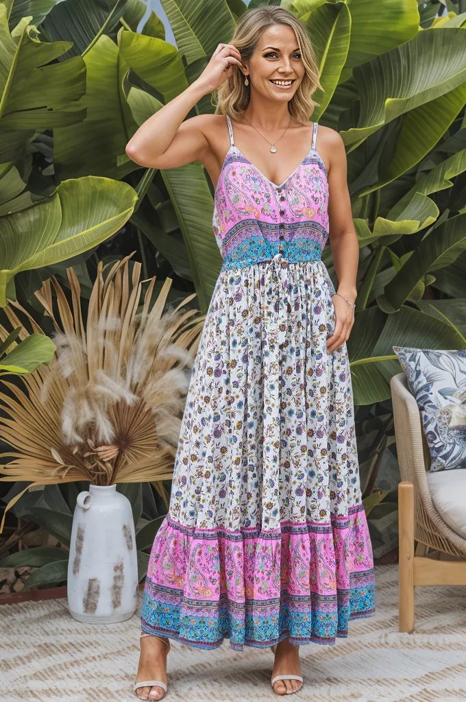 Flirty Multi Floral Maxi
